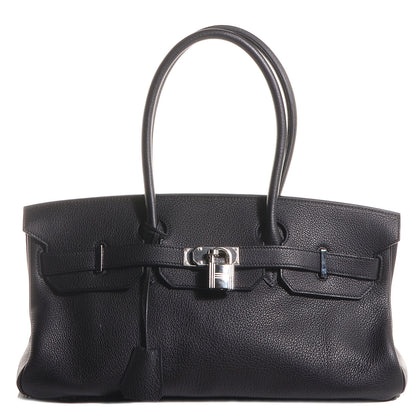Hermes Togo JPG Shoulder Birkin II 42 Black 1 of 28