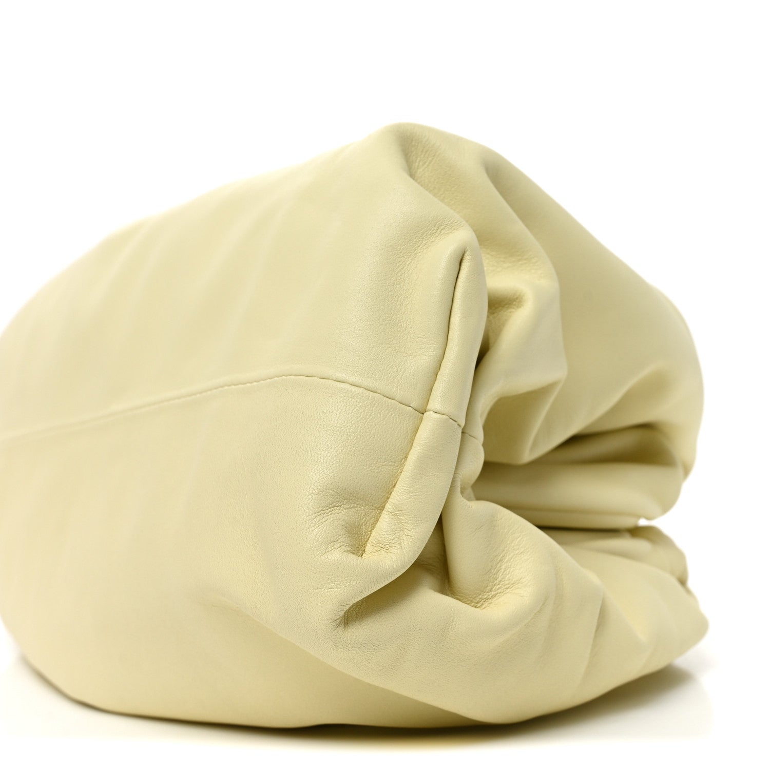Bottega Veneta Smooth Butter Calf The Pouch Oversized Clutch Ice Cream 11 of 11