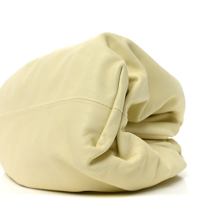 Bottega Veneta Smooth Butter Calf The Pouch Oversized Clutch Ice Cream 11 of 11