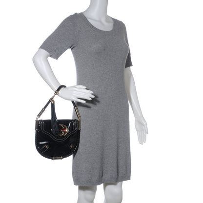 Gucci Dialux Small Britt Tassel Shoulder Bag Black 2 of 7