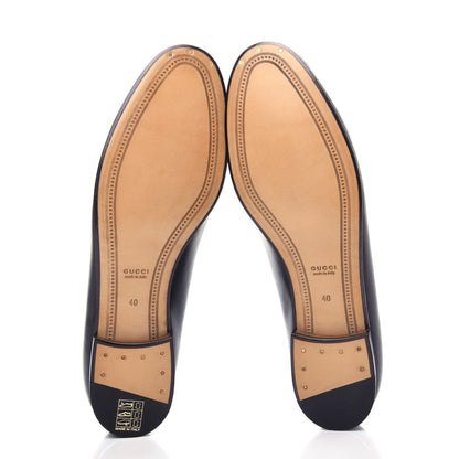 Gucci Calfskin Womens Jordaan Loafers 40 Black 6 of 11