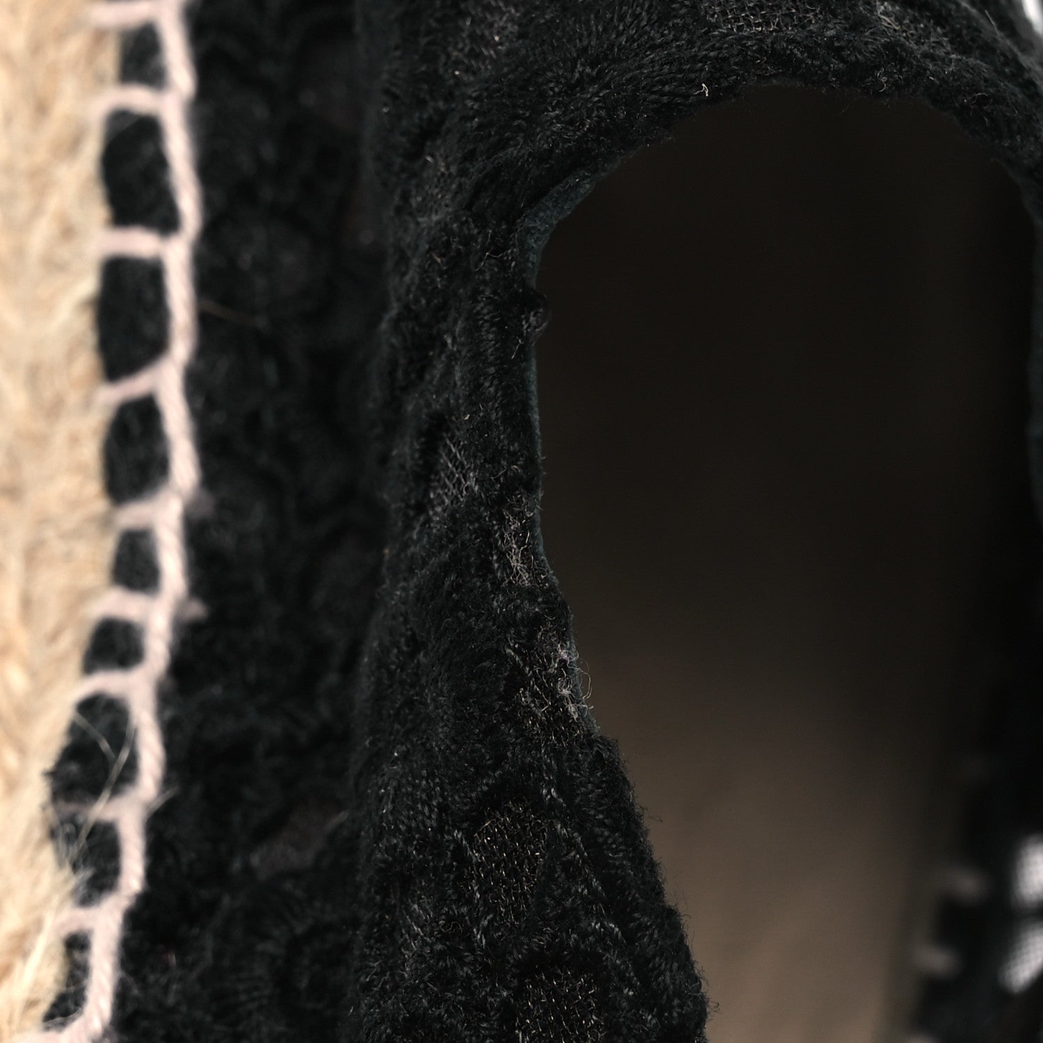 Chanel Lace Patent CC Espadrilles 40 Black 11 of 12