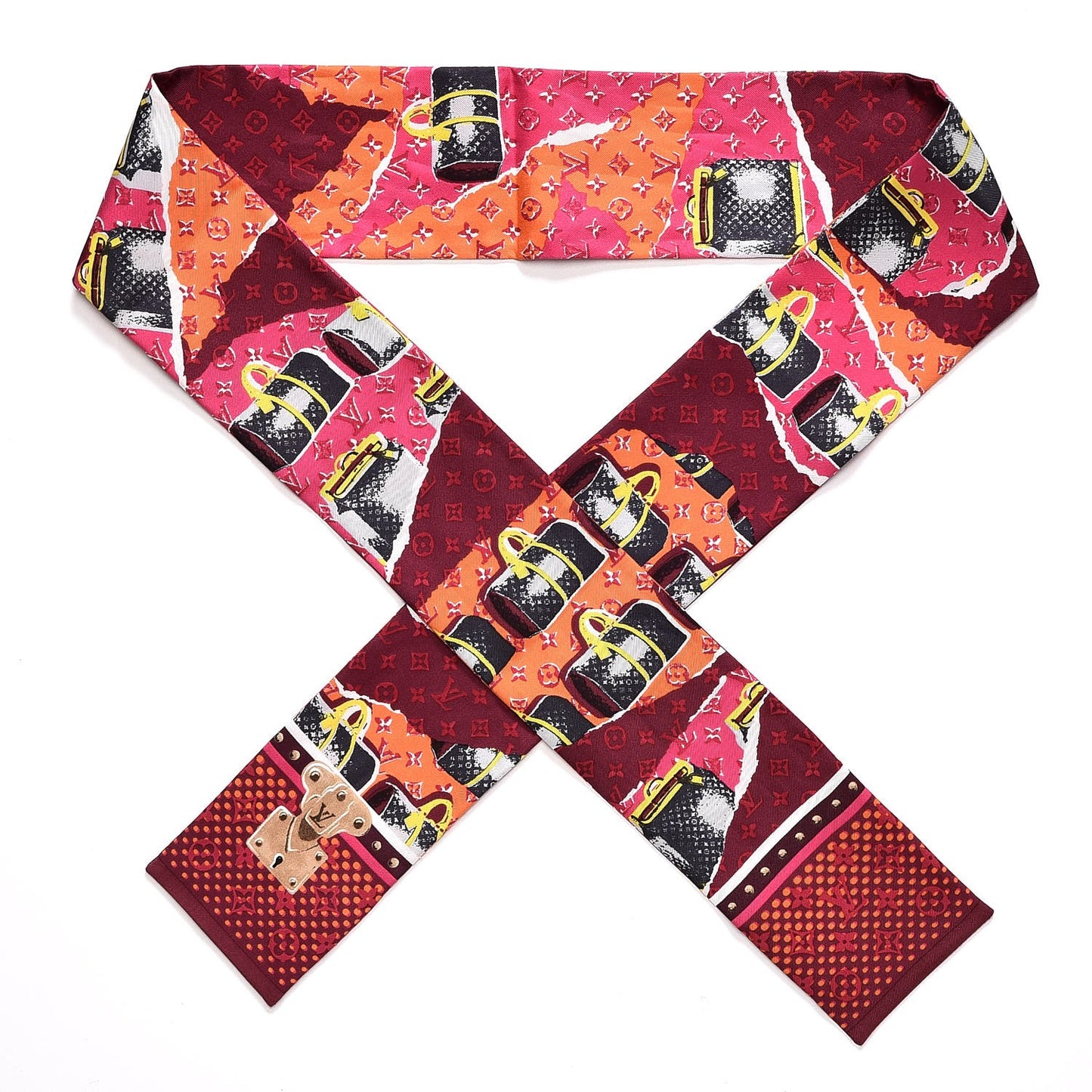 Silk Monogram Wallpaper Bandeau
