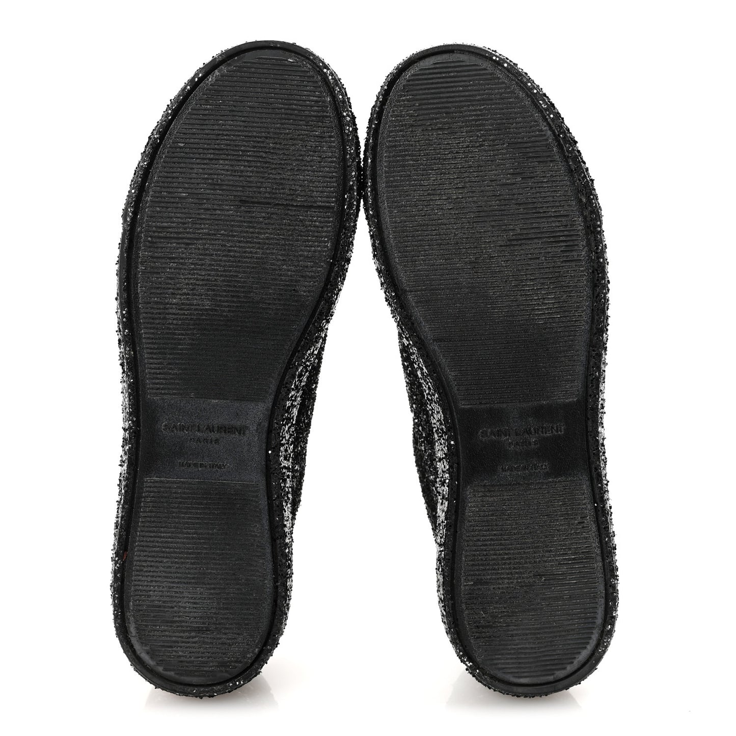 Calfskin Crystal Glitter Andy Sneakers 38.5 Black