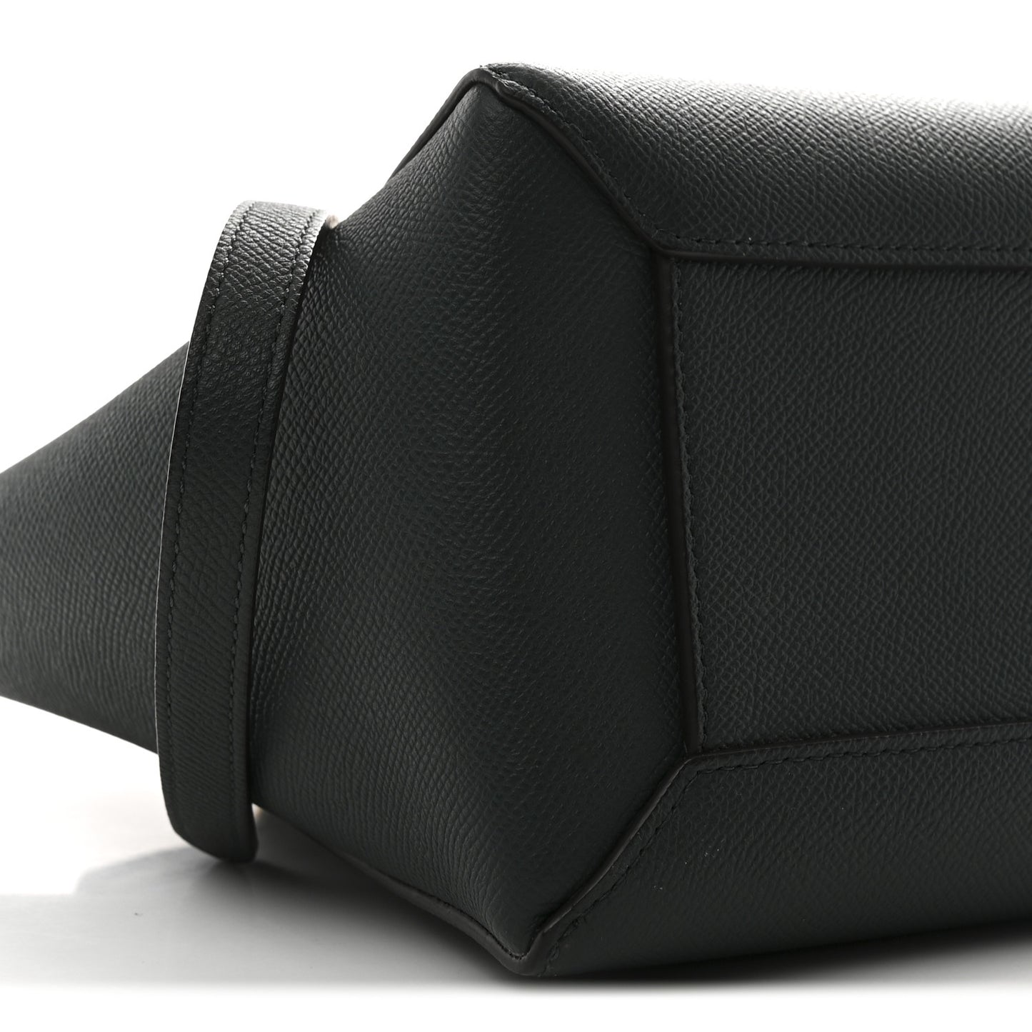 Grained Calfskin Micro Belt Bag Amazone