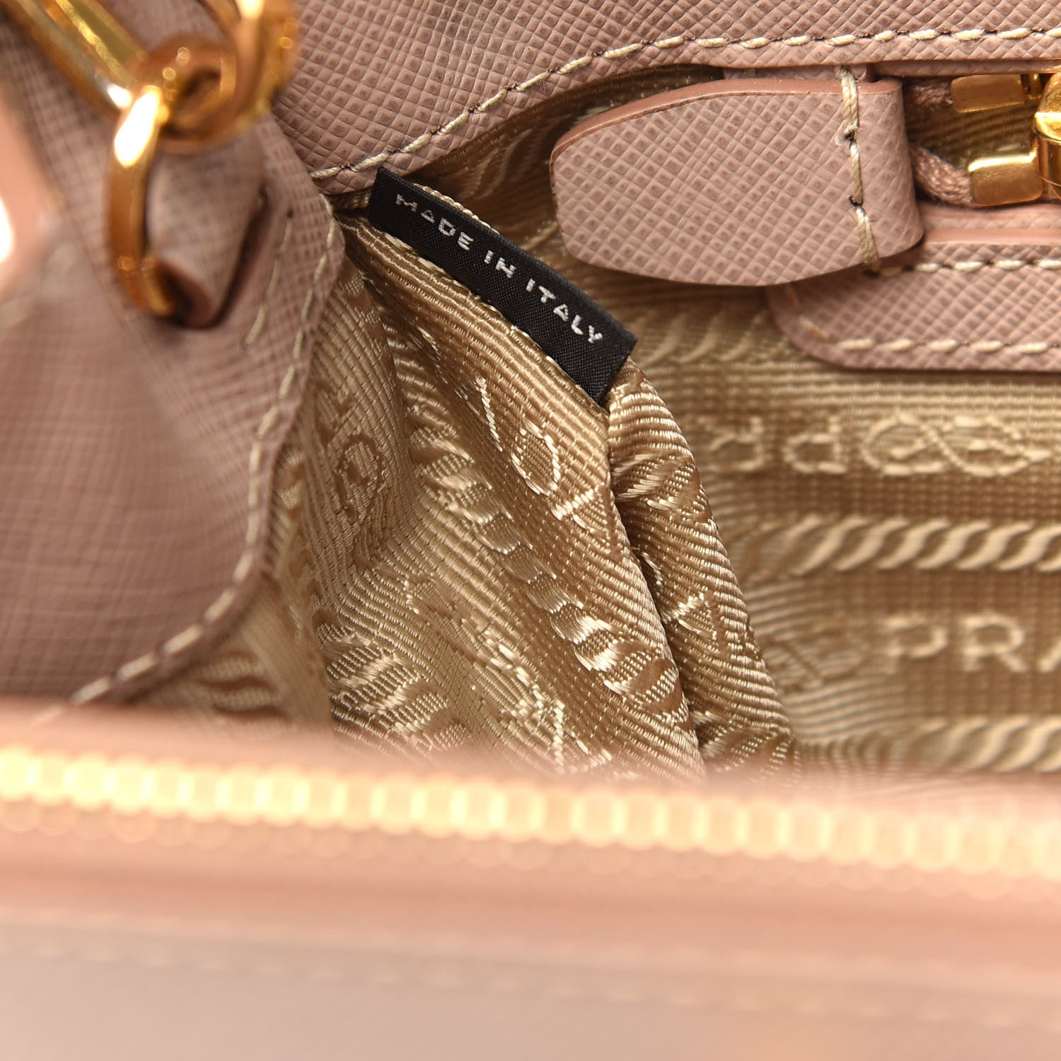 Prada Saffiano Medium Galleria Double Zip Tote Cammeo 8 of 17