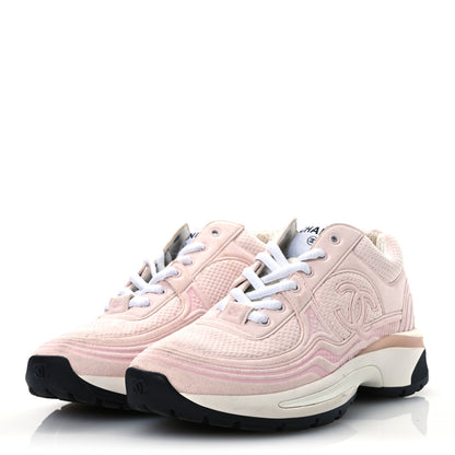 Chanel Fabric CC Womens Sneakers 35 Light Pink 4 of 15