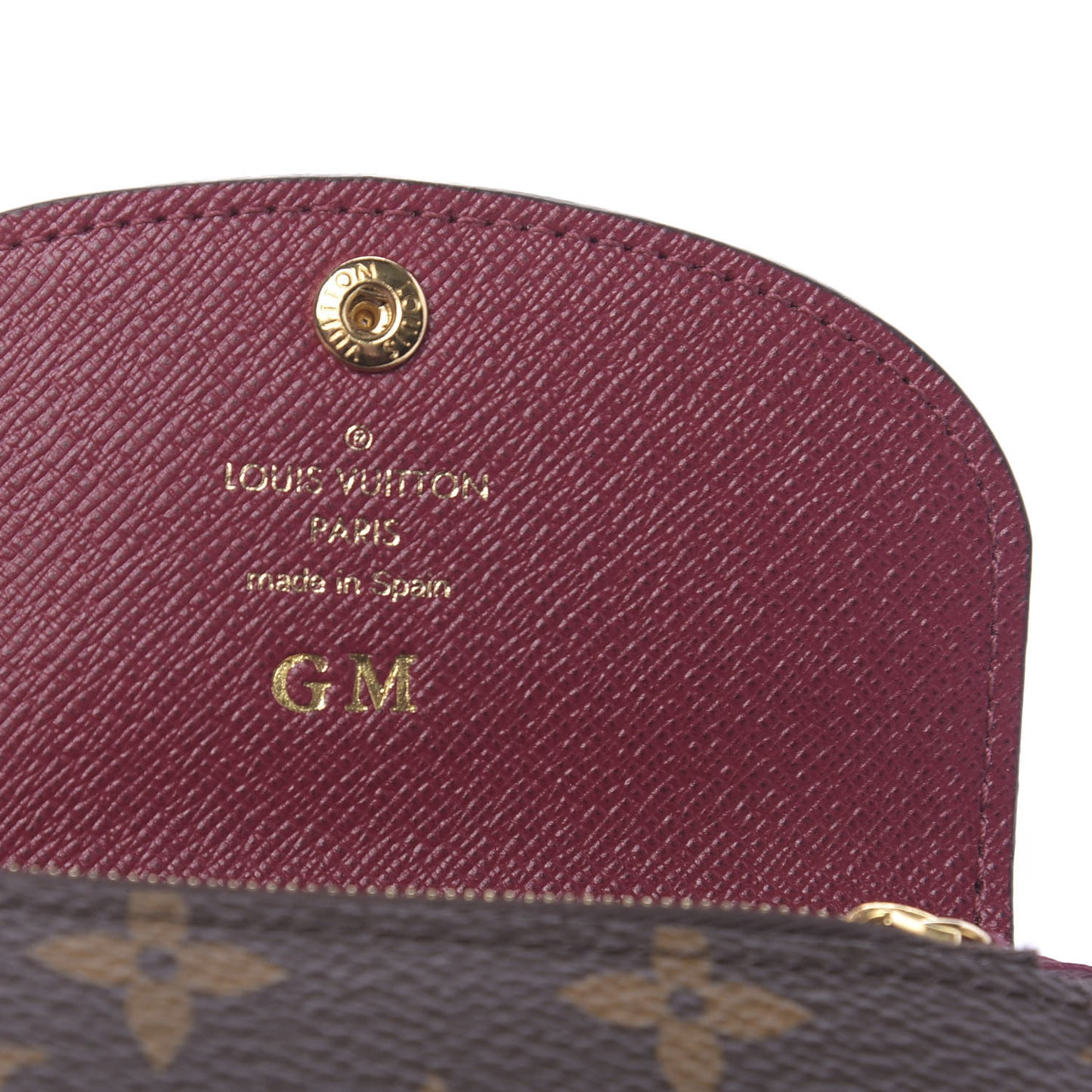 Monogram Rosalie Coin Purse Fuchsia