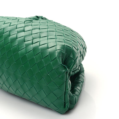 Bottega Veneta Nappa Maxi Intrecciato The Pouch Oversized Clutch Racing Green 9 of 9