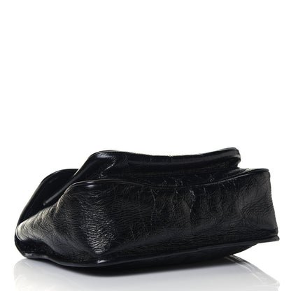 Saint Laurent Crinkled Calfskin Matelasse Monogram Medium Niki Chain Satchel Black 7 of 25