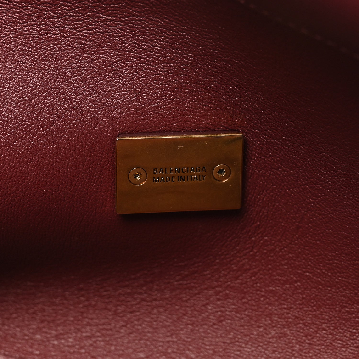 Balenciaga Smooth Calfskin Small Bel Air Clutch On Strap Dark Burgundy Dark Burgundy 7 of 10