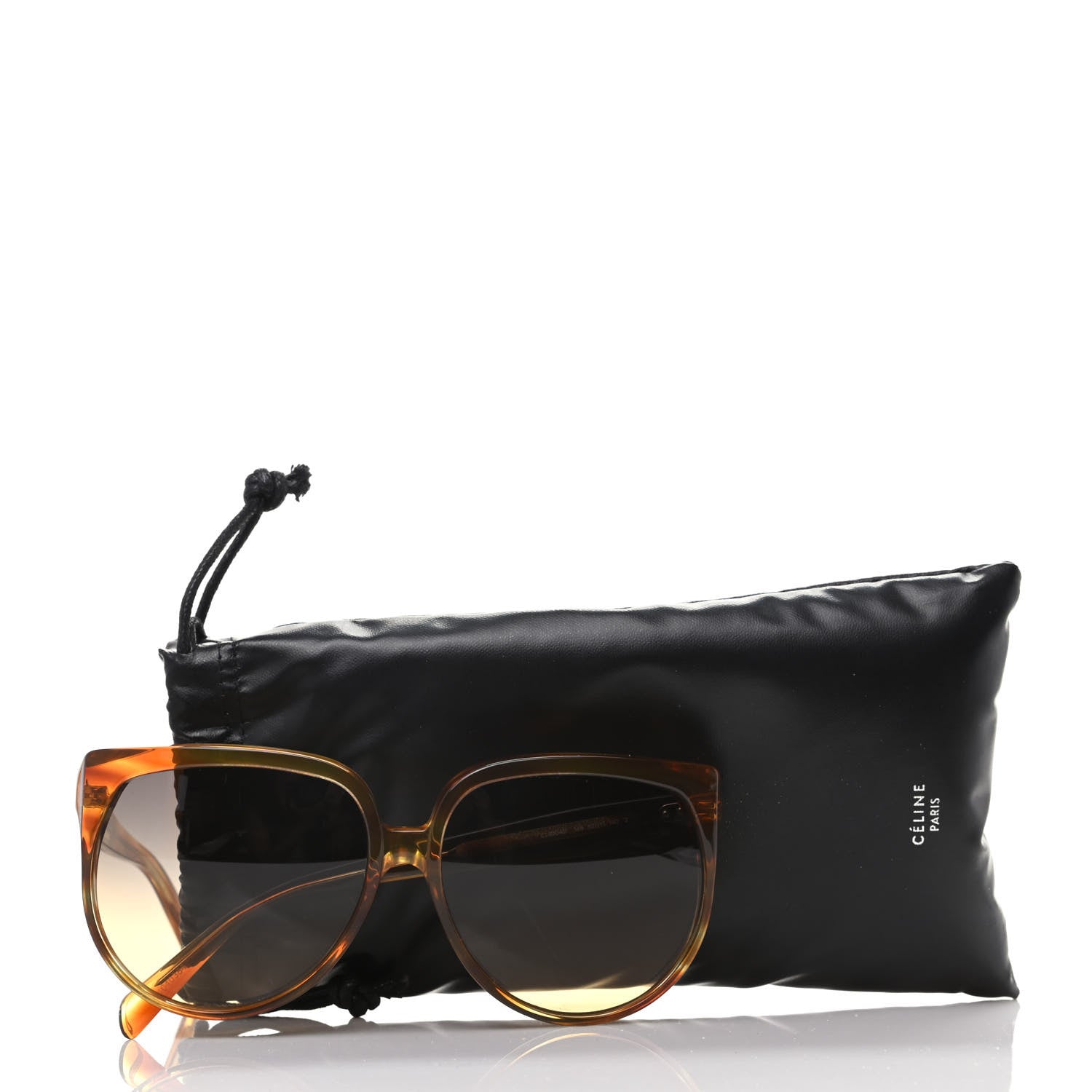 Celine Acetate Oversized Sunglasses CL400481 Havana Brown 7 of 7