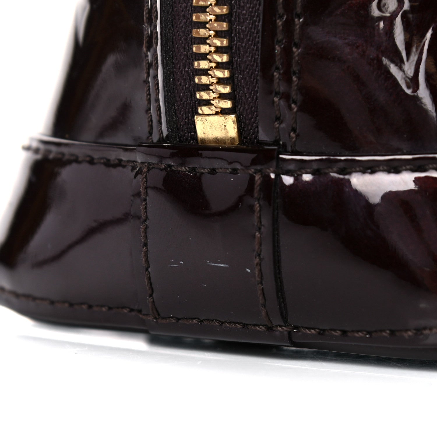 Louis Vuitton Vernis Alma BB Amarante 14 of 21