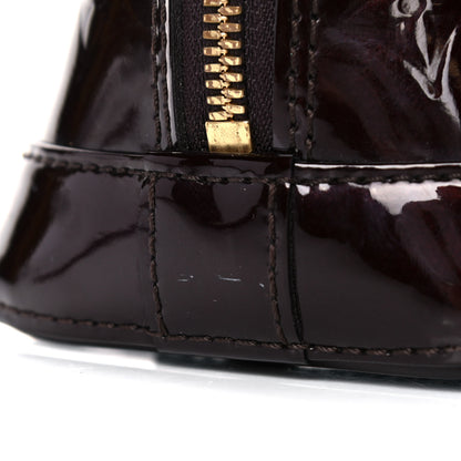 Louis Vuitton Vernis Alma BB Amarante 14 of 21