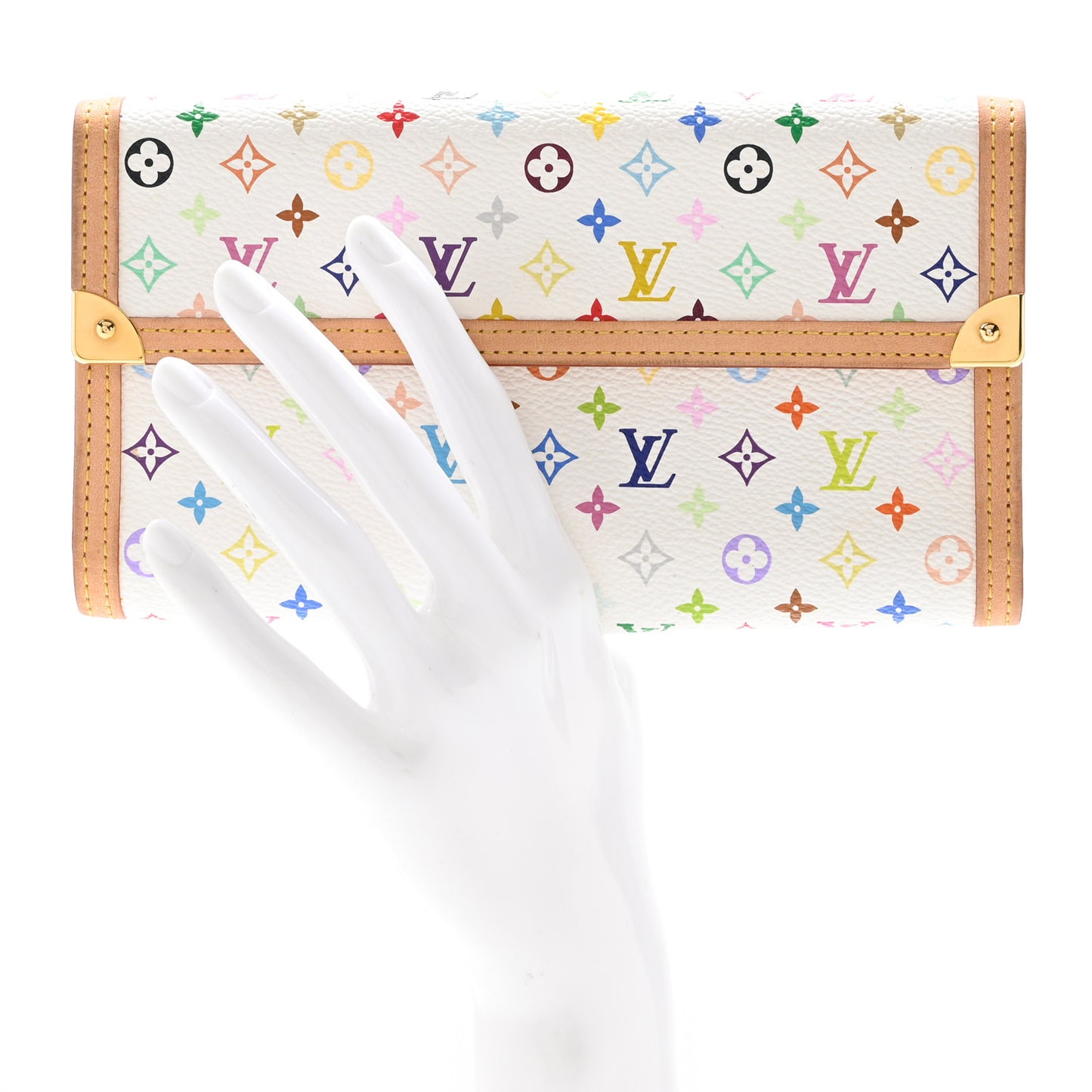 Monogram Multicolor Porte Tresor International Wallet White
