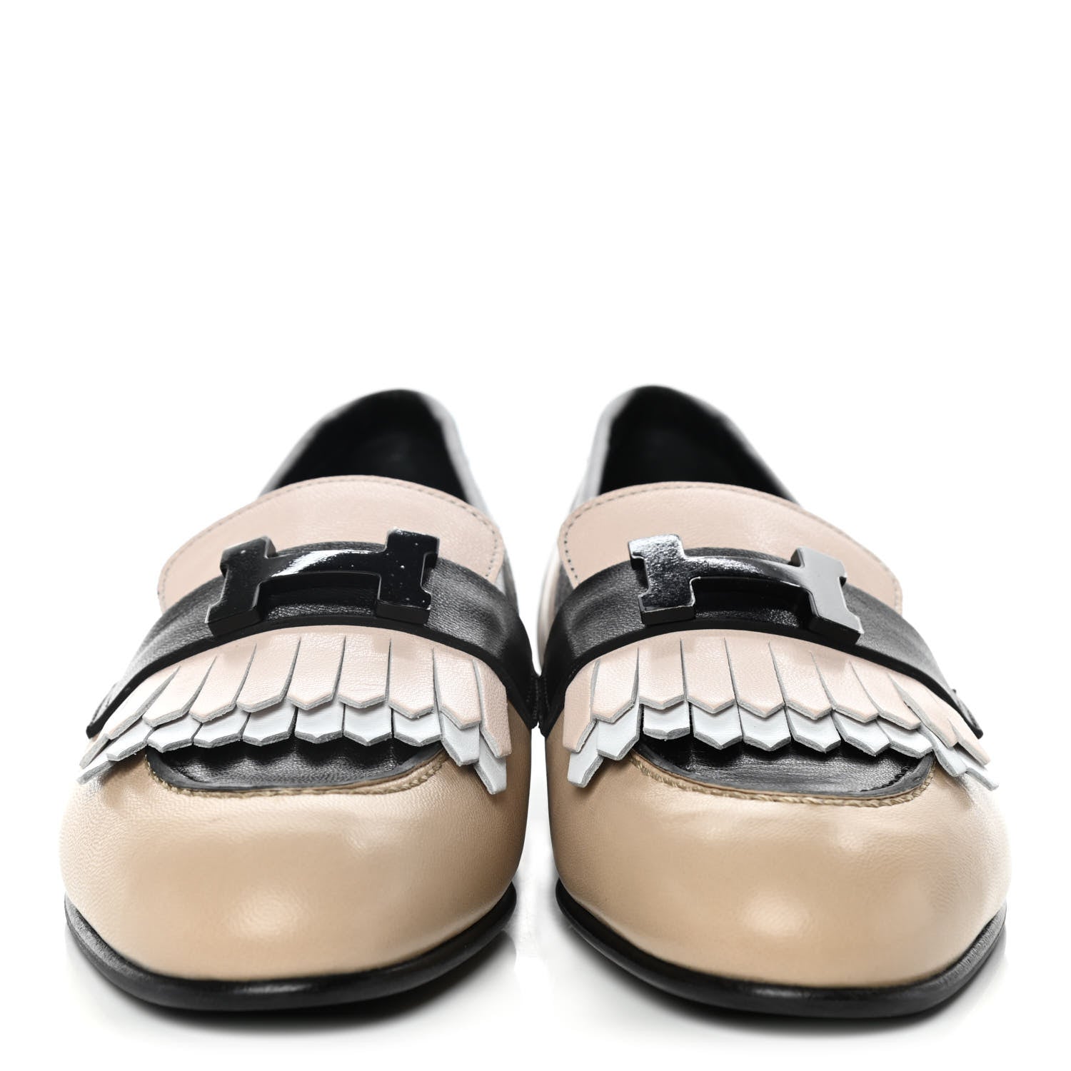 Hermes Goatskin Womens Royal Loafers 35 Multicolor 2 of 11