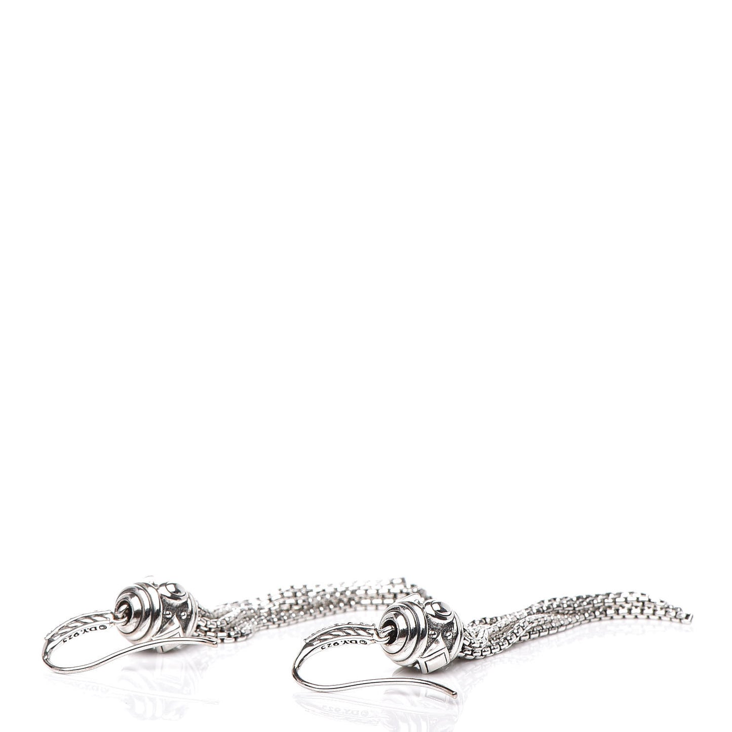 Sterling Silver Diamond Renaissance Drop Earrings