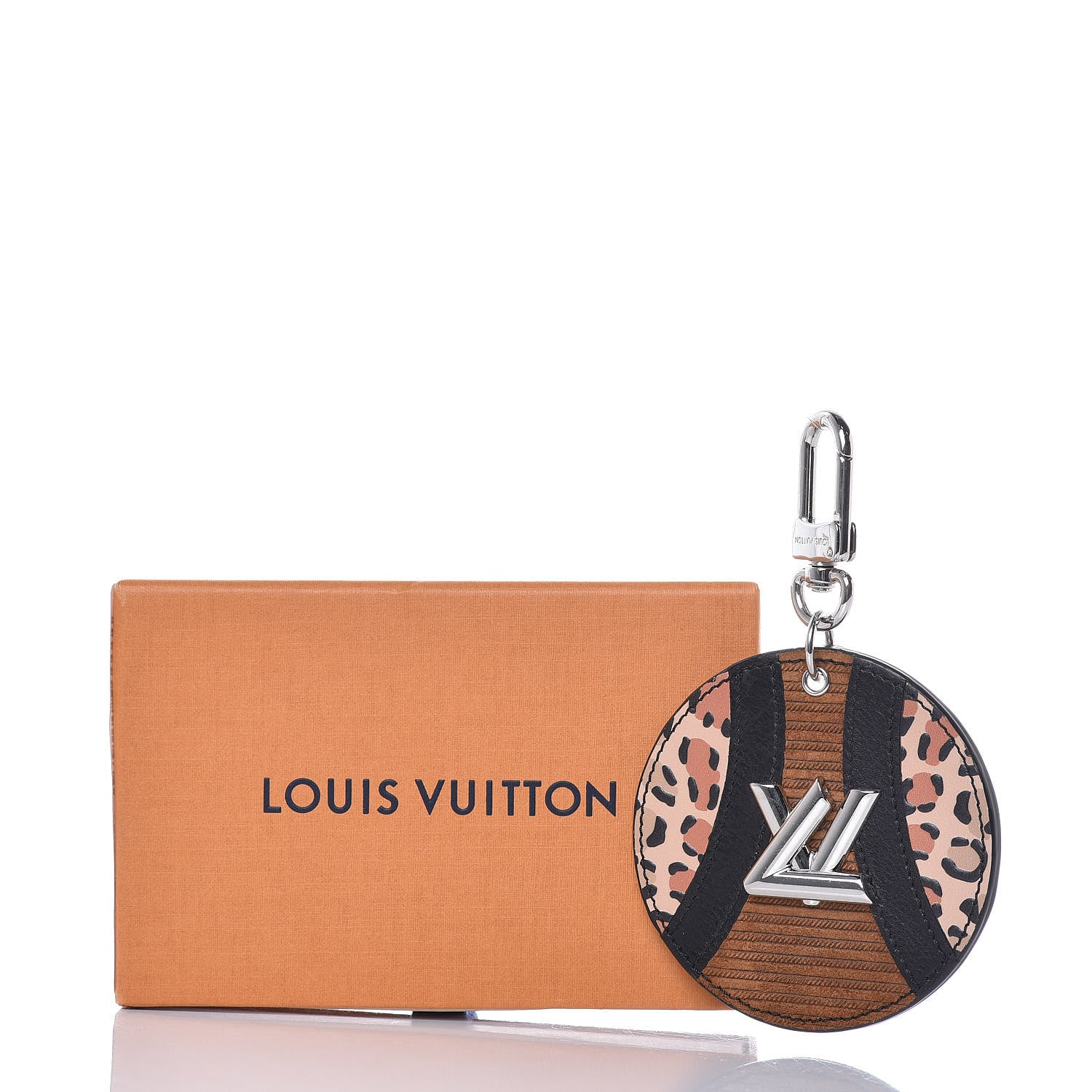 Louis Vuitton Monogram Corduroy Patchwork Bag Charm Key Ring 3 of 4