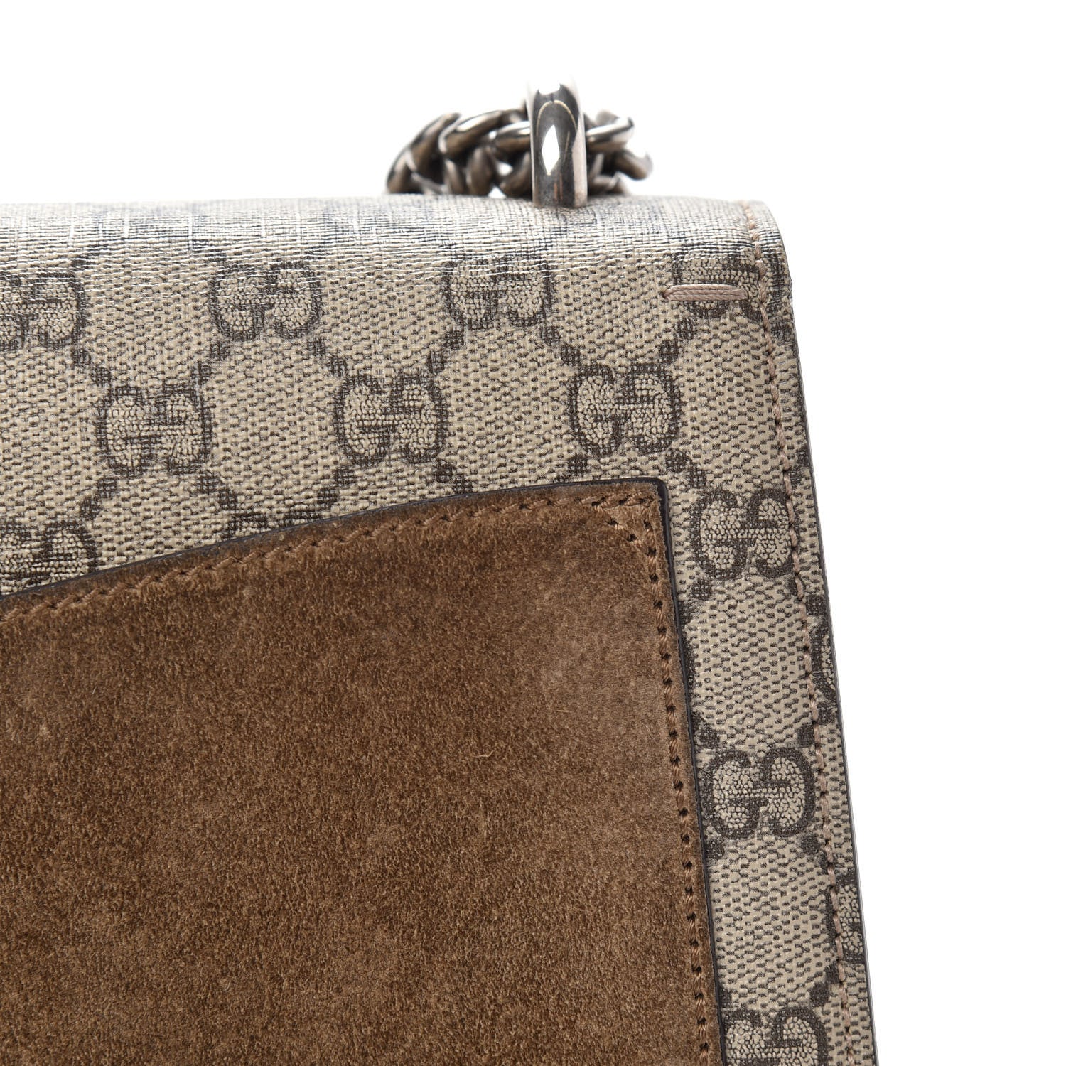 Gucci GG Supreme Monogram Medium Dionysus Shoulder Bag Taupe 13 of 18
