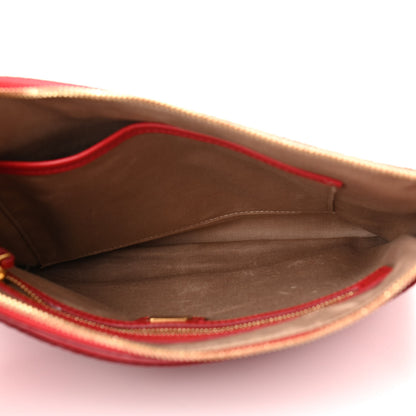 MCM Visetos Medium Crossbody Pouch Ruby Red 5 of 11