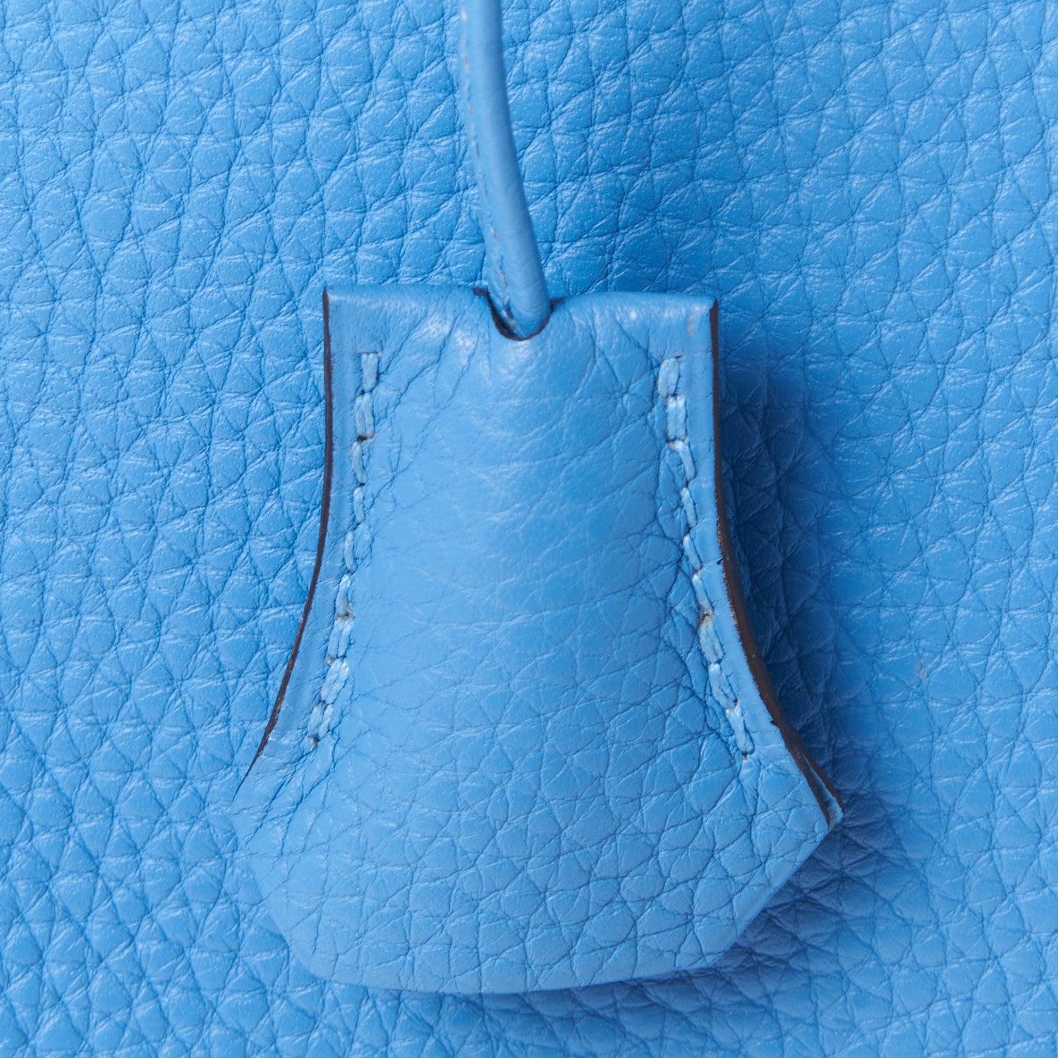 Hermes Taurillon Clemence Birkin 30 Bleu Paradis 28 of 30