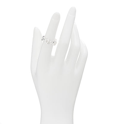 Hermes Sterling Silver PM Chaine d'Ancre Enchainee Band Ring 51 5.75 2 of 4