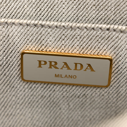 Prada Canapa Small Logo Tote White 6 of 13