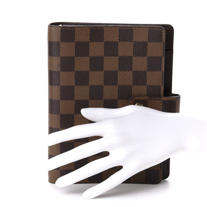 Louis Vuitton Damier Ebene Medium Ring Agenda Cover 2 of 10