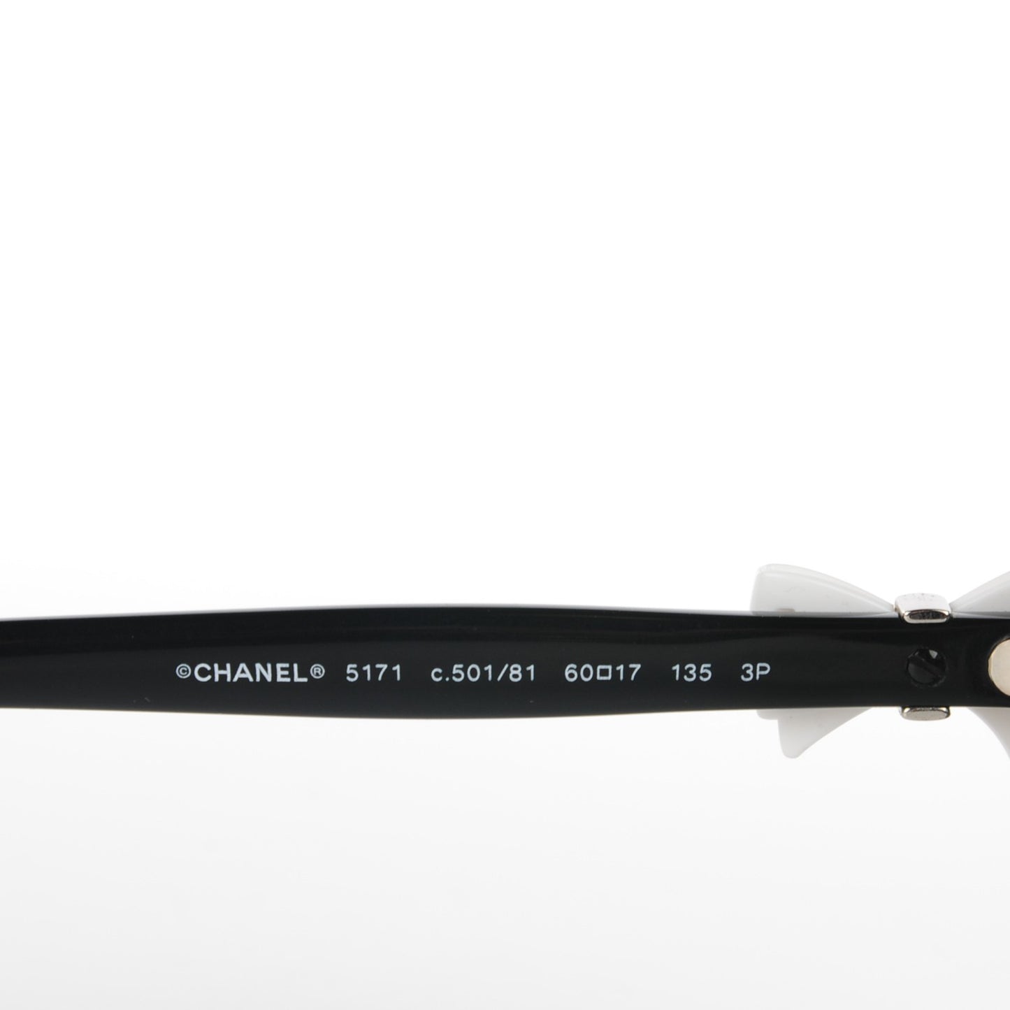 CC Bow Sunglasses 5171 Black White