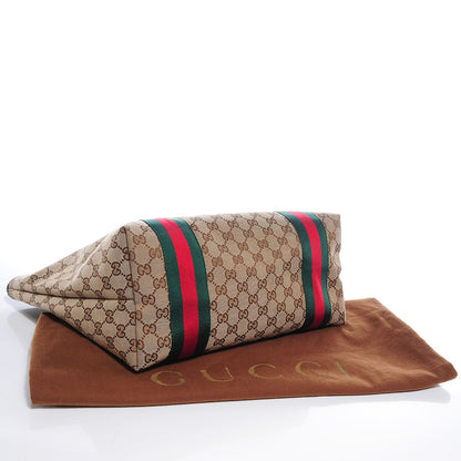 Gucci Monogram Web Large Jolie Tote Brown 4 of 9