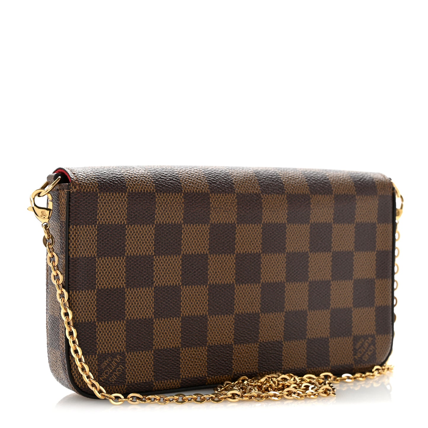 Damier Ebene Pochette Felicie Chain Wallet