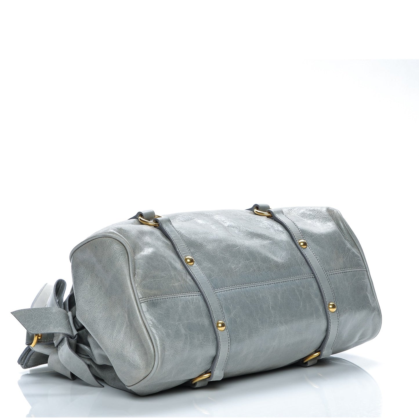 Vitello Lux Medium Bow Bag Nube
