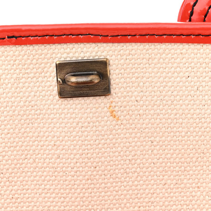 Fendi Canvas Patent B Bag Corda Red 13 of 13