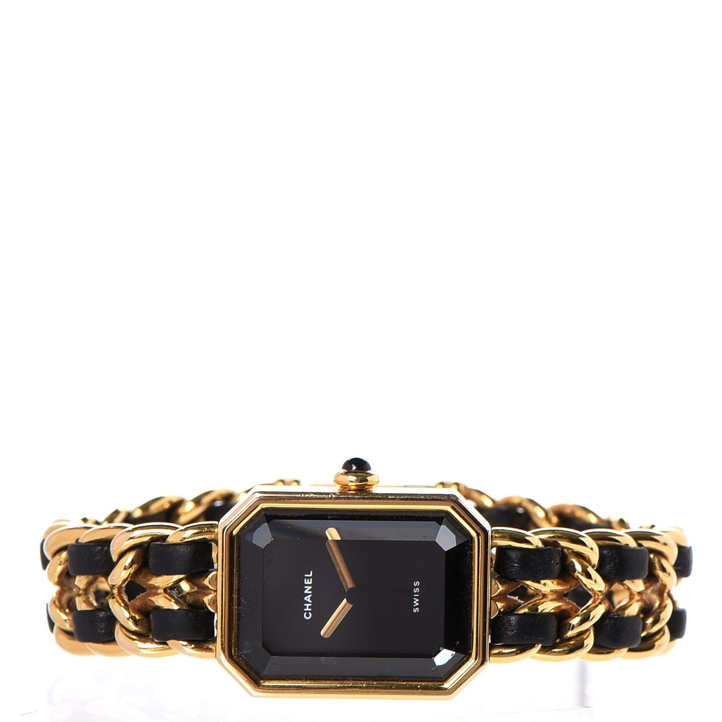 Stainless Steel Lambskin 20mm Chain Premiere Quartz Watch Gold M