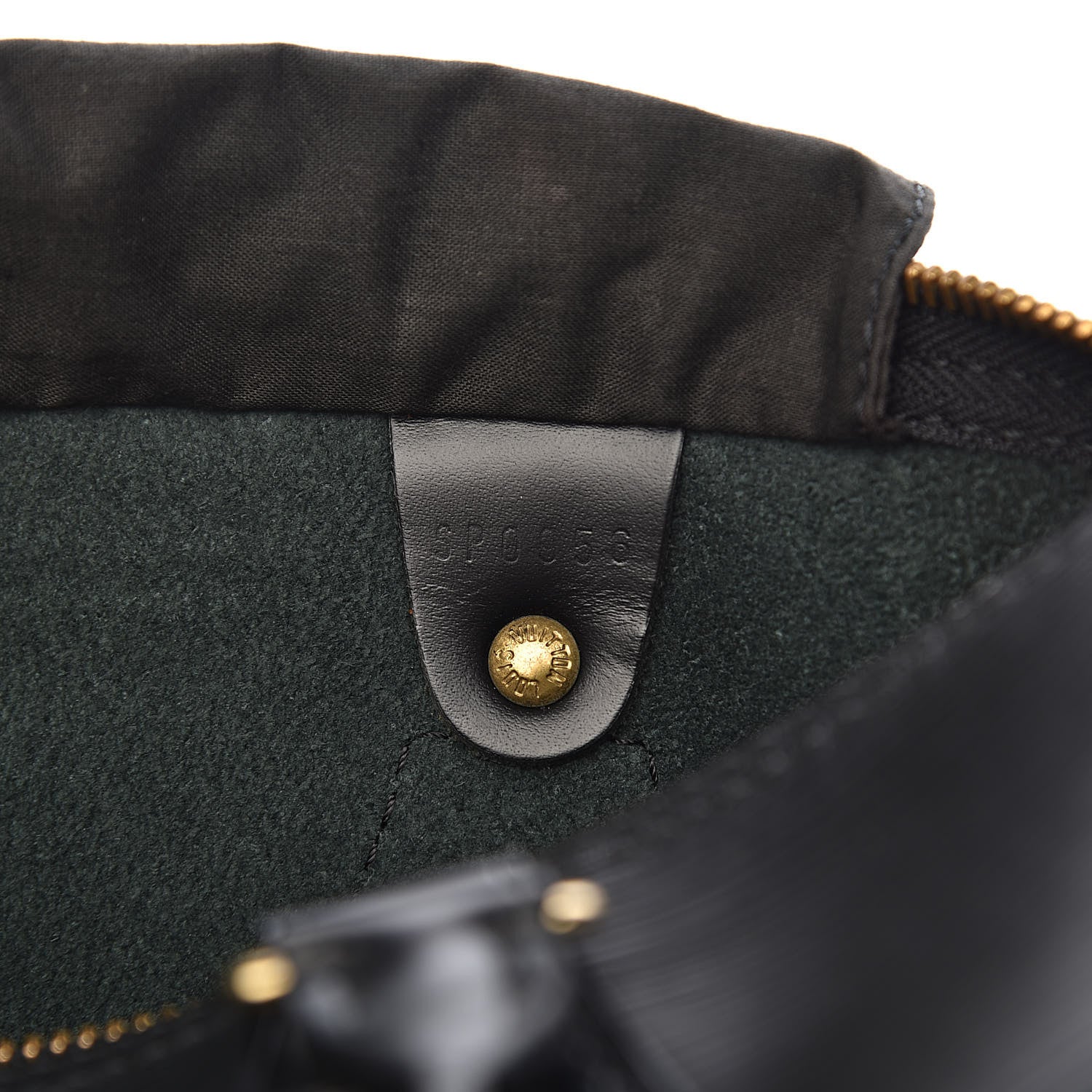 Louis Vuitton Epi Speedy 25 Black 6 of 12