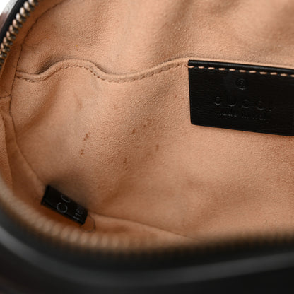 Gucci Calfskin Matelasse GG Marmont Belt Bag 75 30 Black 13 of 14