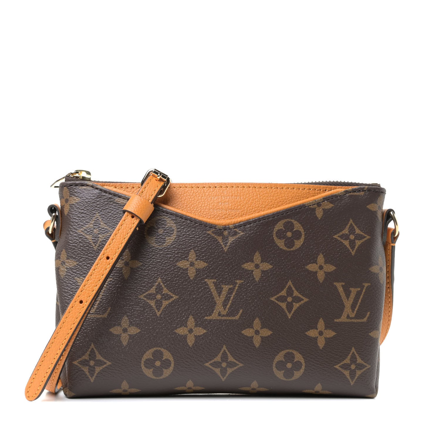 Monogram Pallas Clutch Saffron