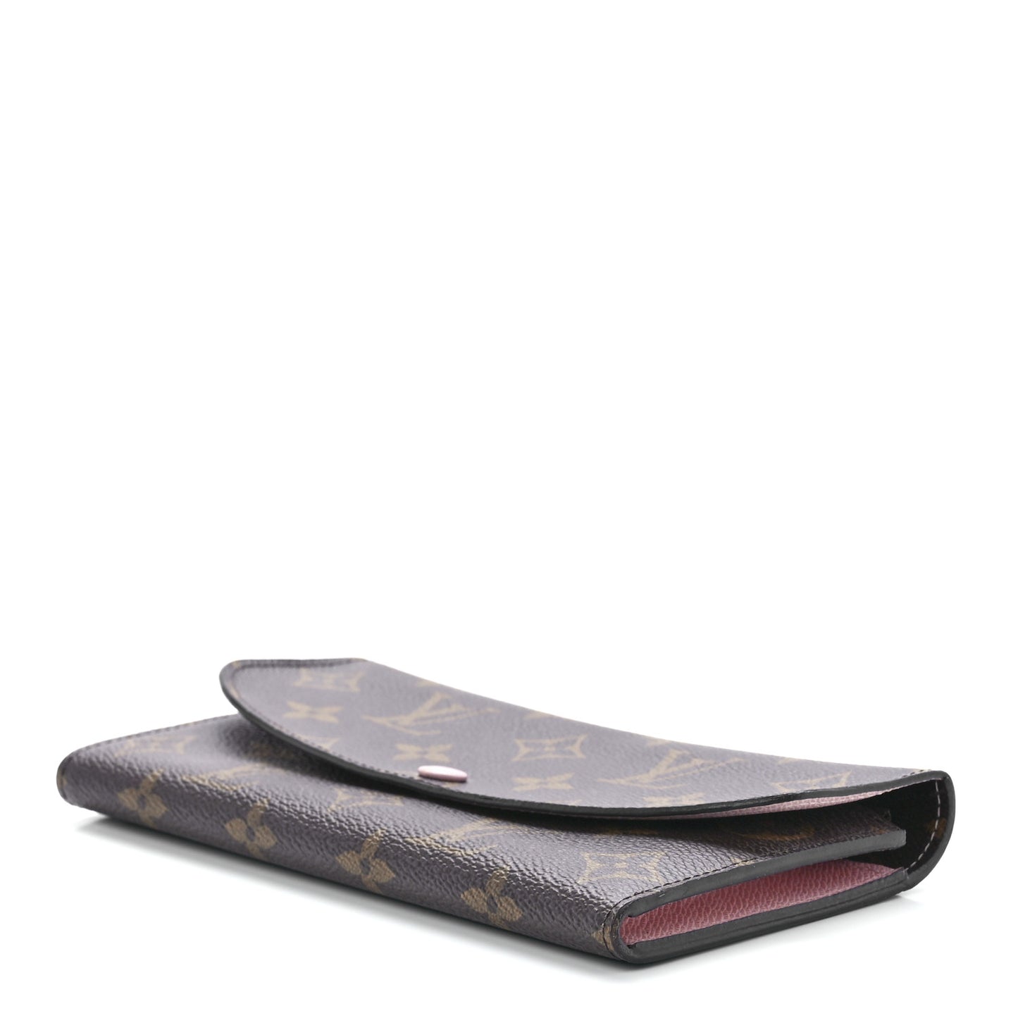 Monogram Emilie Wallet Rose Ballerine