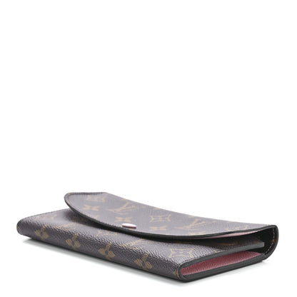 Louis Vuitton Monogram Emilie Wallet Rose Ballerine 9 of 11