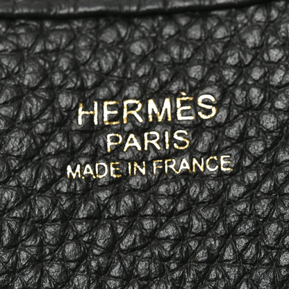 Hermes Taurillon Clemence Evelyne III PM Black 5 of 9