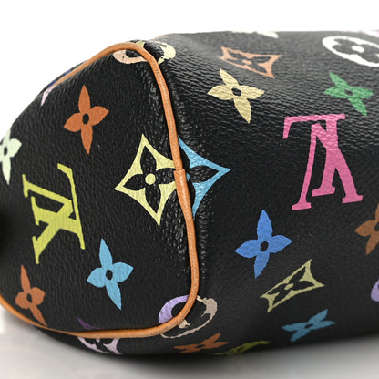 Louis Vuitton Monogram Multicolor Mini Sac HL Speedy Black 6 of 7