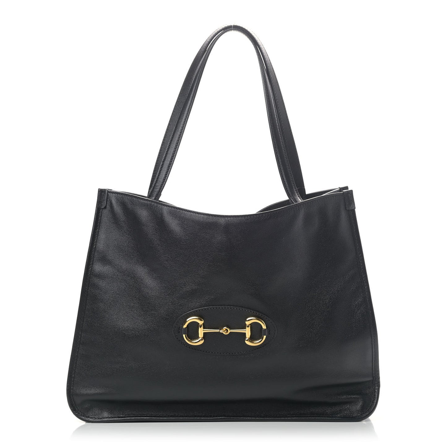 New Sakai Calfskin Lux Horsebit 1955 Tote Bag Black
