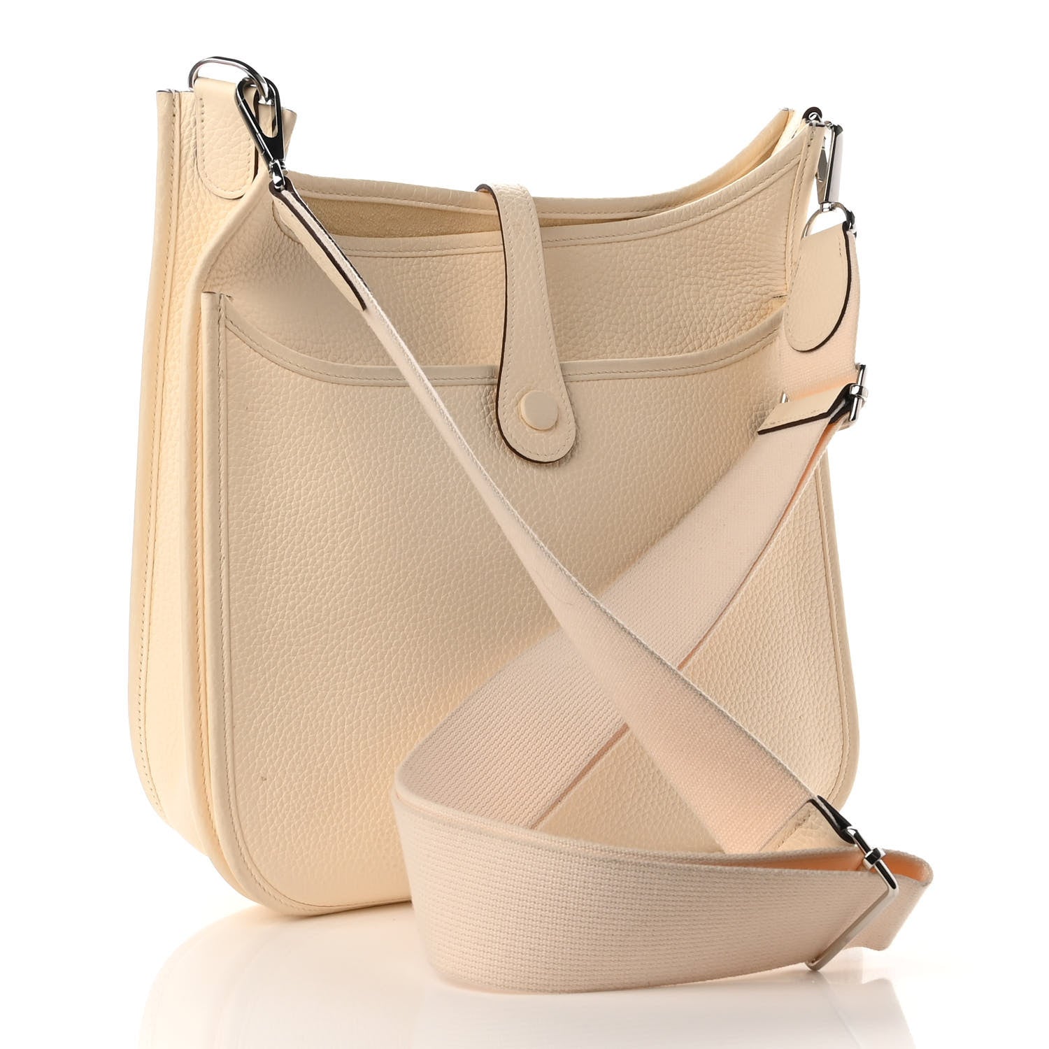 Hermes Taurillon Clemence Evelyne III PM Nata 3 of 10