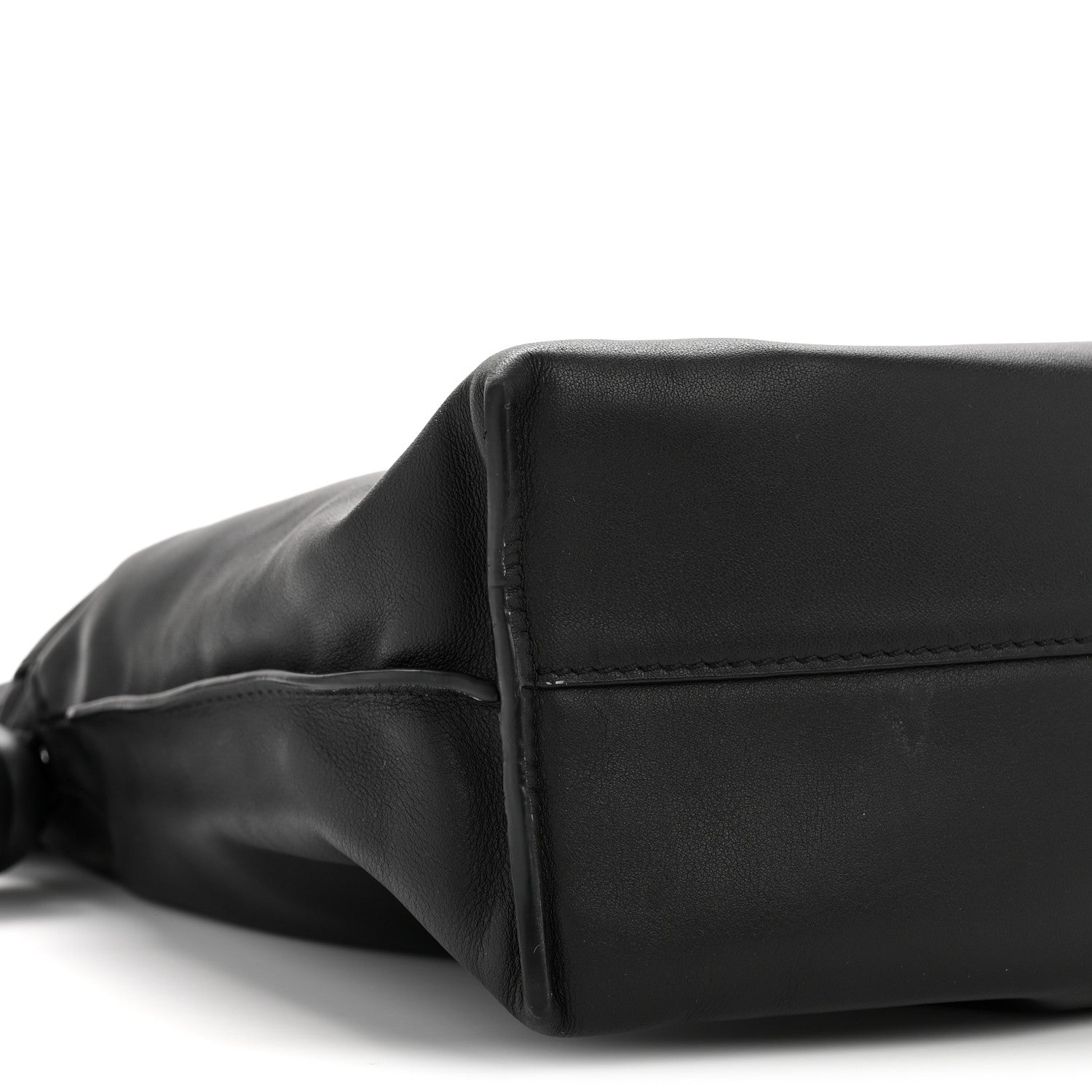 Loewe Calfskin Small Flamenco Knot Bag Black 9 of 11