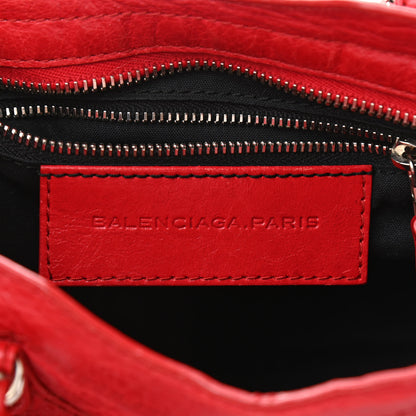 Balenciaga Agneau Giant 12 Silver Hardware Mini City Rouge Cardinal 6 of 21
