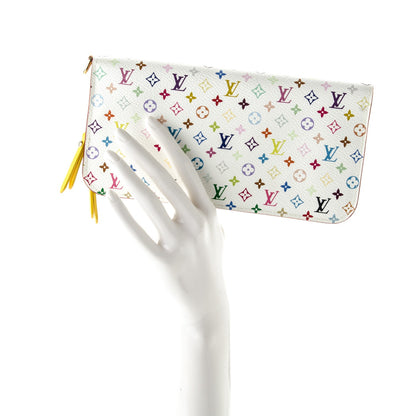 Louis Vuitton Monogram Multicolor Insolite Wallet White Citron 2 of 7