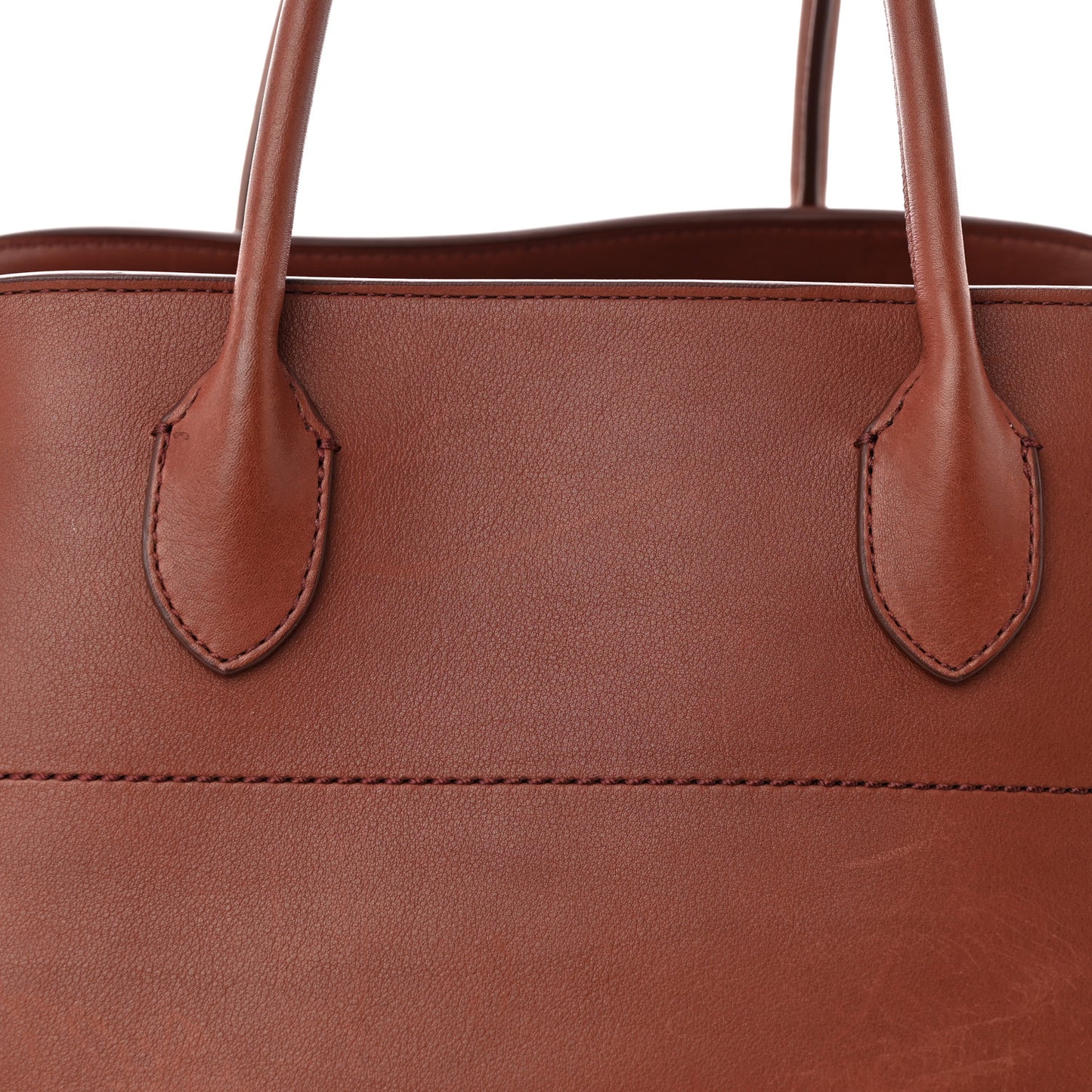 Polished Saddle Calfskin Soft Margaux 15 Cognac