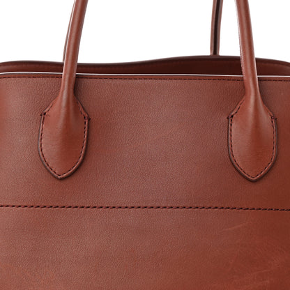 The Row Polished Saddle Calfskin Soft Margaux 15 Cognac 15 of 18