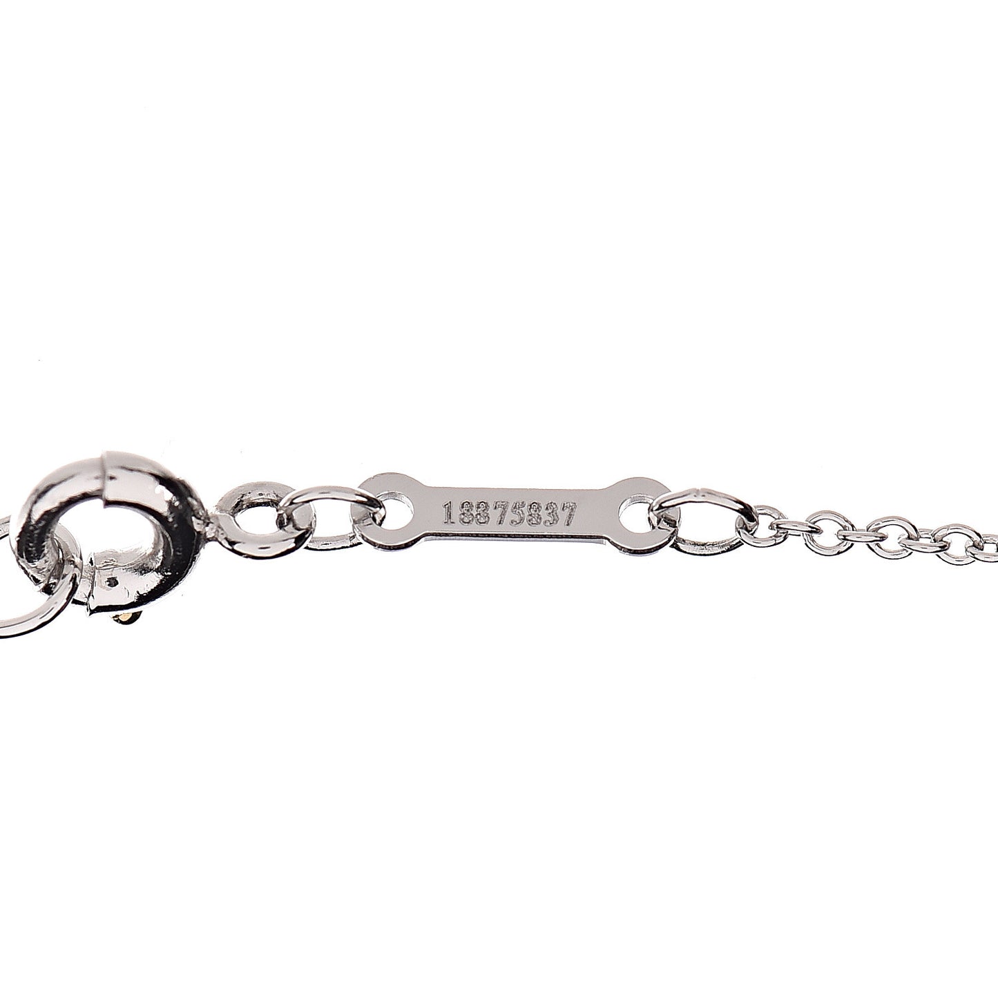 Platinum Diamond .60ct Elsa Peretti Diamonds by the Yard Pendant Necklace