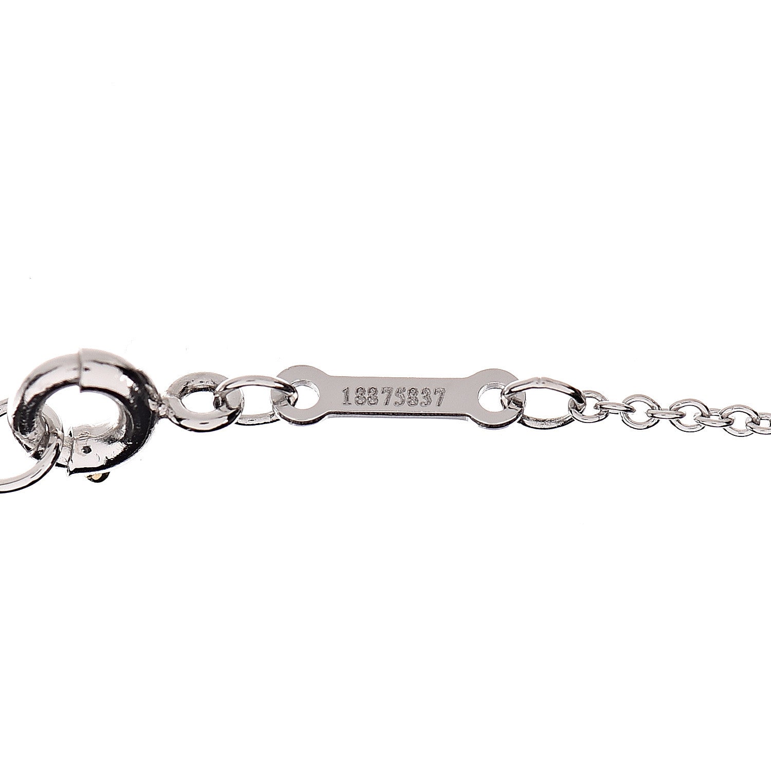 Tiffany Platinum Diamond .60ct Elsa Peretti Diamonds by the Yard Pendant Necklace 5 of 9